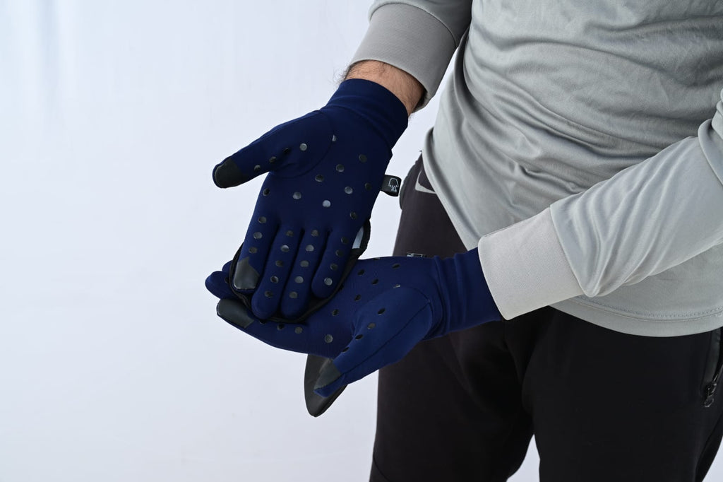 Men Winter Gloves Touchscreen Thermal Winter Warm Cycling Running Gloves Mittens